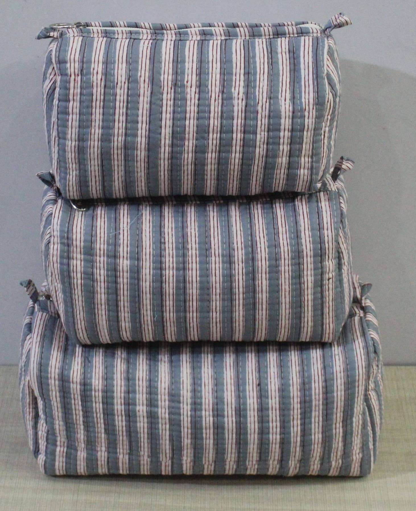 Starlight Cotton Quilted Makeup Bag/Cosmetic Bag