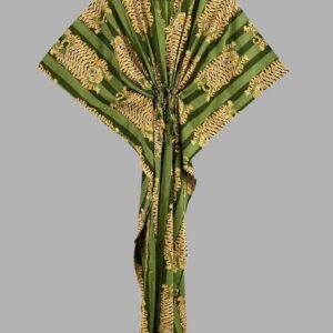 Green Tiger Print Kaftan