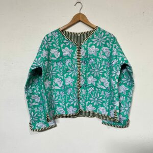 Orchia Reversible Cotton Quilted Jacket