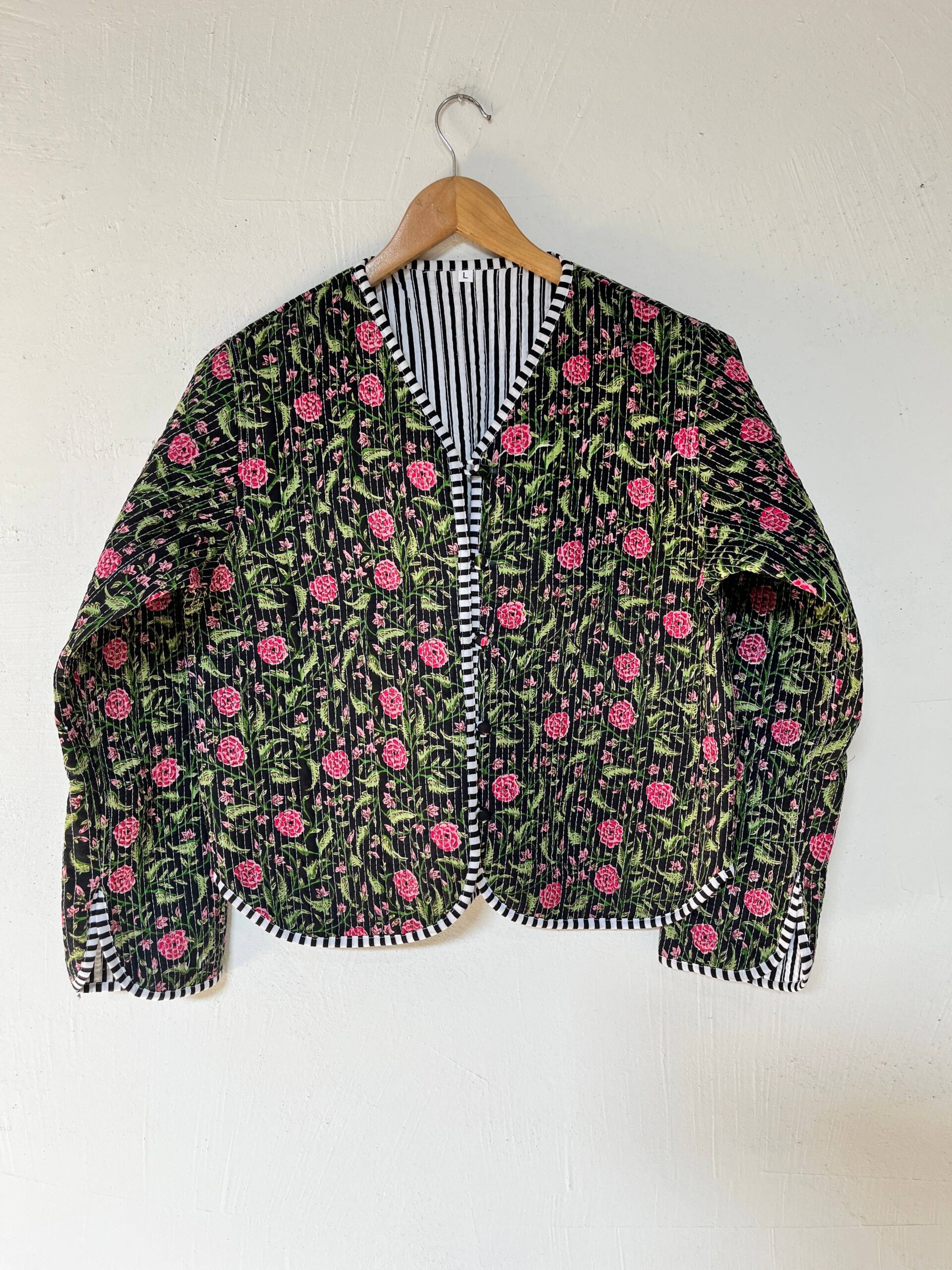 Roselle Reversible Cotton Quilted Jacket