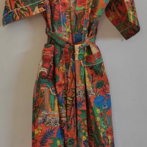 Orange Frida Cotton Kimono